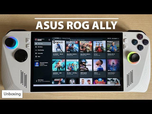 Asus ROG Ally - Unboxing, Setup, Gameplay, First Impressions & More!