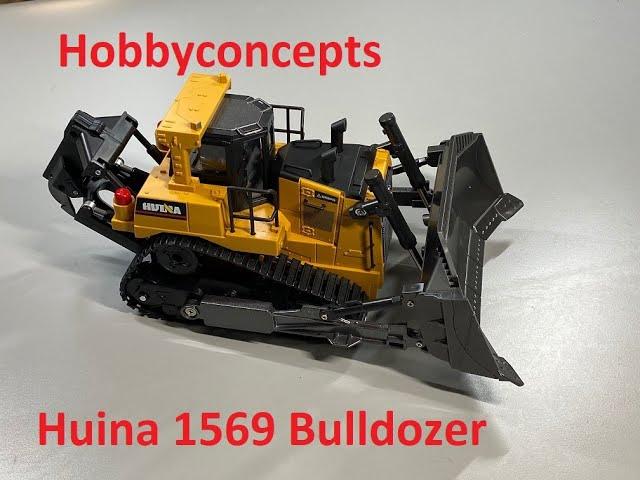 Huina 1569 RC Bulldozer Unboxing and Review