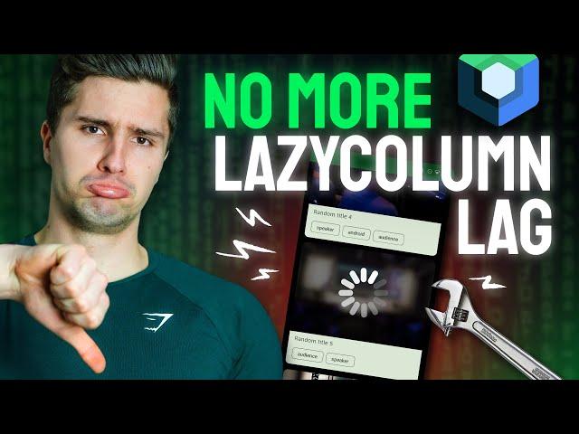 Top 3 Hacks to Remove LazyColumn Lag in Jetpack Compose - Android Studio Tutorial