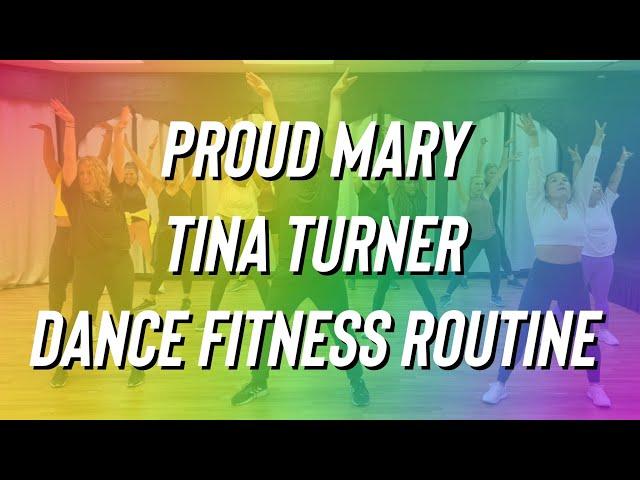 Proud Mary - Tina Turner - Dance Fitness routine by Fitness with Robin - Turn Up - Zumba - Mixxedfit