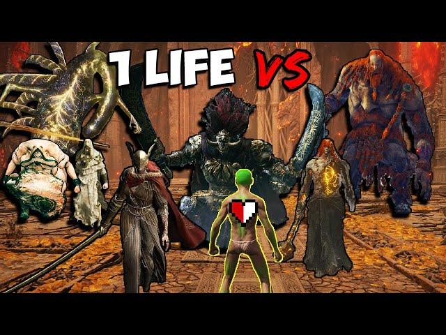 1 Life vs 165 RANDOMIZED Elden Ring Bosses