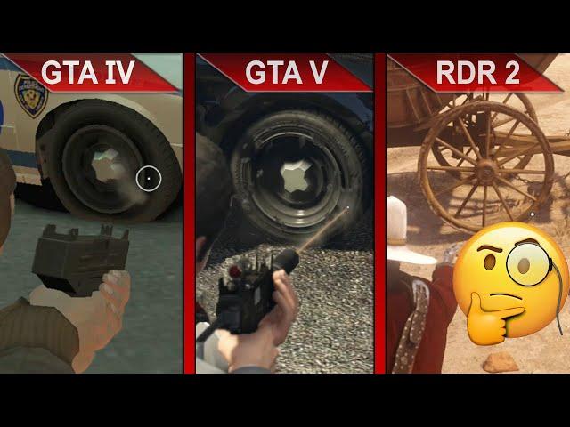 THE BIG COMPARISON 2 | GTA IV vs. GTA V vs. Red Dead Redemption 2 | PC | ULTRA