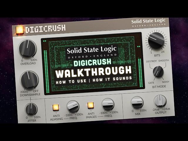 SSL Digicrush - From vintage digital to lo-fi destruction | Usage & Sound - Walkthrough (no talking)