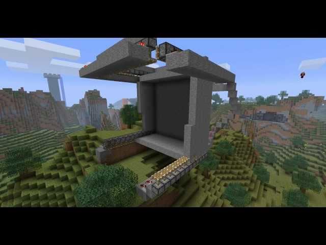 Minecraft - NEW Patch 1.7 Self building and repairing House (Amazing Cube)