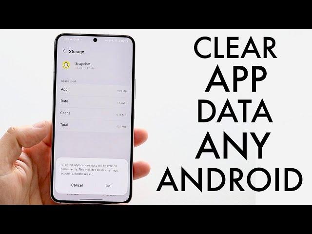 How To Clear App Data On ANY Android! (2022)