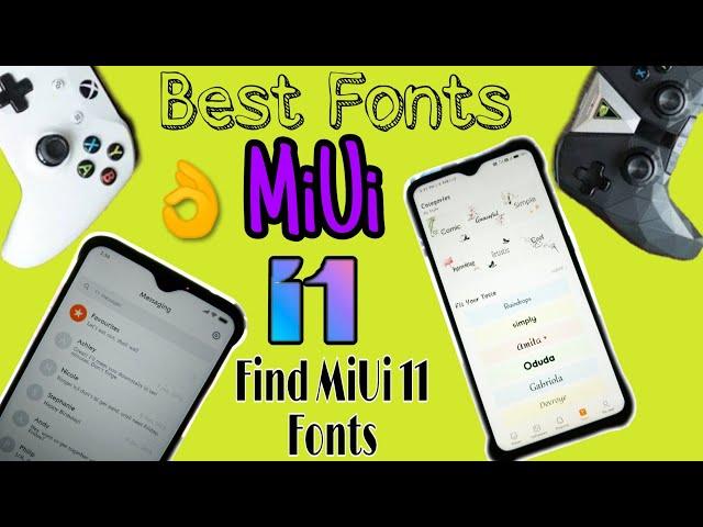 Best MiUi 11 Fonts Feb 2020 | Best Fonts 2020 ||Most Awaited Fonts|| By Tech Darbar ||