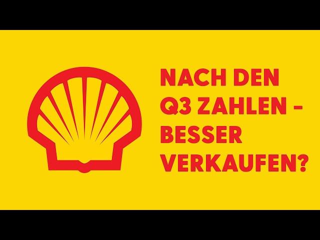 Shell Quartalszahlen - die Richtung stimmt - besser verkaufen?