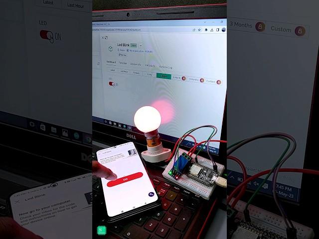 Home Automation With Blynk 2.0 & NodeMCU #shorts #nodemcu #esp8266 #electronic #viral