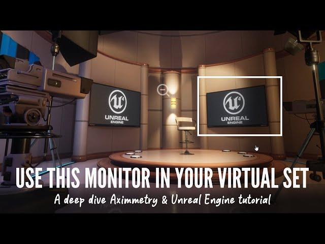 Use a Unreal Marketplace asset as a Virtual Monitor