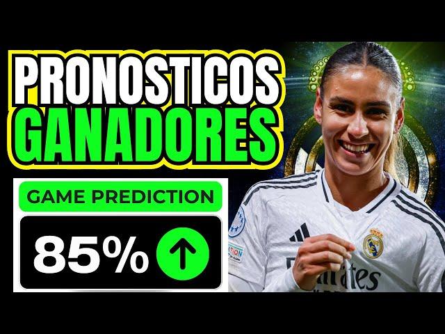 Pronósticos GANADORES de Fútbol (17/12/2024) | Método Gol y Gana [UEFA Champions League Femenina]