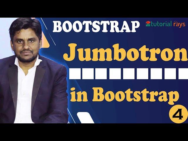 4. Bootstrap Jumbotron |   Bootstrap 5 Tutorial with Jumbotron