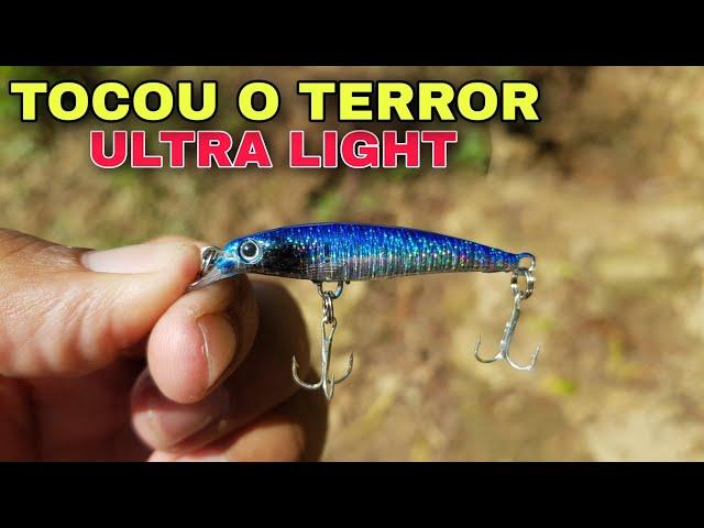 MELHOR ISCA ARTIFICIAL PARA ULTRA LIGHT DO MUNDO! PESCARIA.