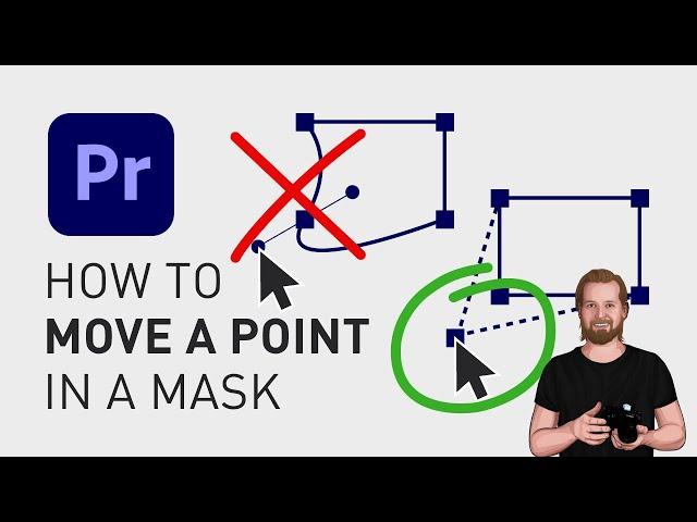 How to move a point in a mask in Premiere Pro