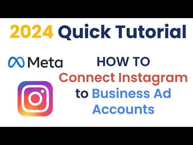 Connect Instagram to Facebook Ad Account {2024 Facebook Ad Tutorial}