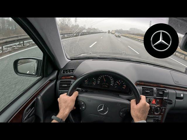 2000 Mercedes E W210 (E200 KOMPRESSOR 163 HP) | POV Test Drive #1 P&G