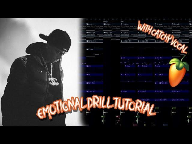 [FREE FLP] Beat Making | Emotional Drill Tutorial️‍🩹