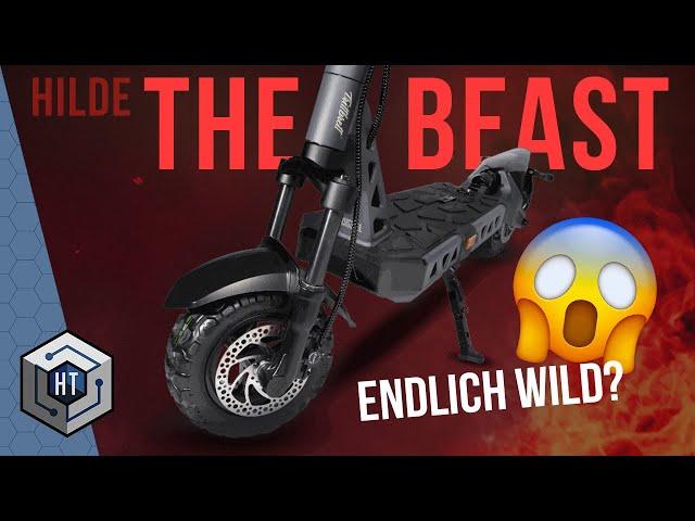  Stärkster 3200W Dual Motor E-Scooter? HILDE The Beast im XXL-Test (Review) #trittbrett #escooter