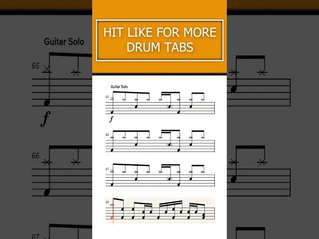 DRUM TAB SEMISONIC - CLOSING TIME