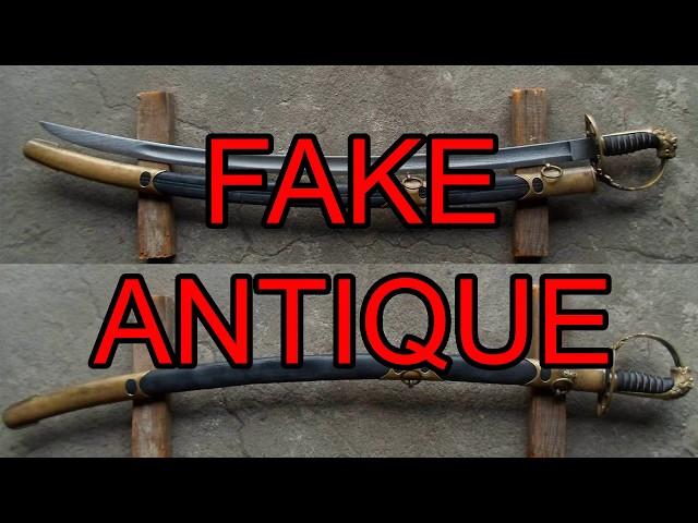 FAKE "ANTIQUES": 1803 British Light Infantry Officers Sabres