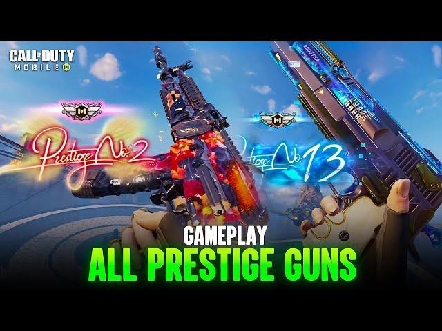 All Prestige Guns in COD Mobile - Gameplay CODM