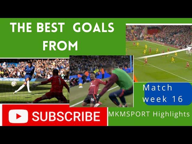 Top 5 Goals of Premier League Matchweek 16 | Stunning Finishes & Dramatic Moments!