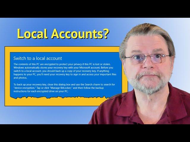 How Do I Switch to a Local Account Sign-in for Windows?