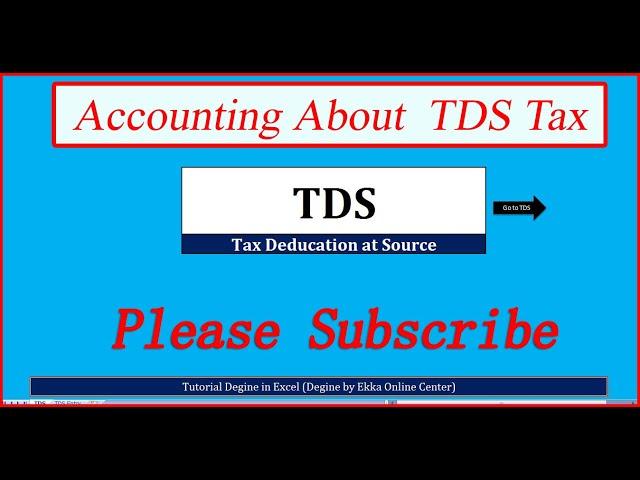 TDS TAX  ABOUT IN BENGALI