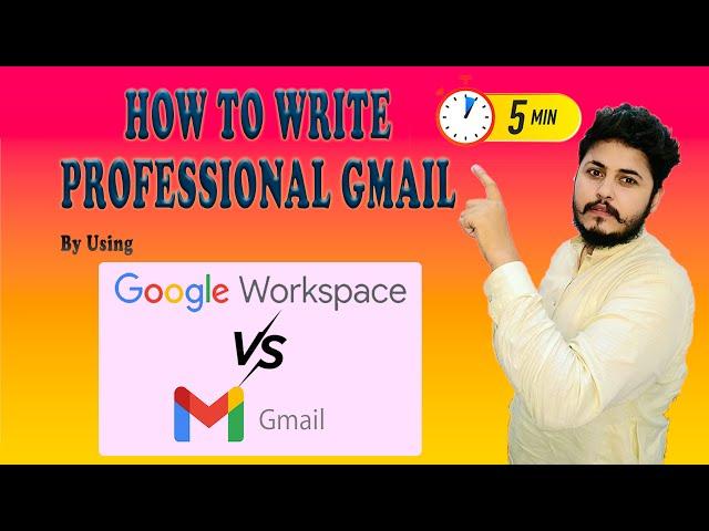 How to Write Professional Email Using GOOGLE WORKSPACE || AI Tool to Business Gmail - In 2023