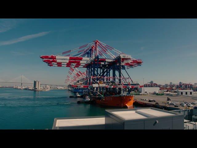 New Cranes Delivered to Long Beach Container Terminal