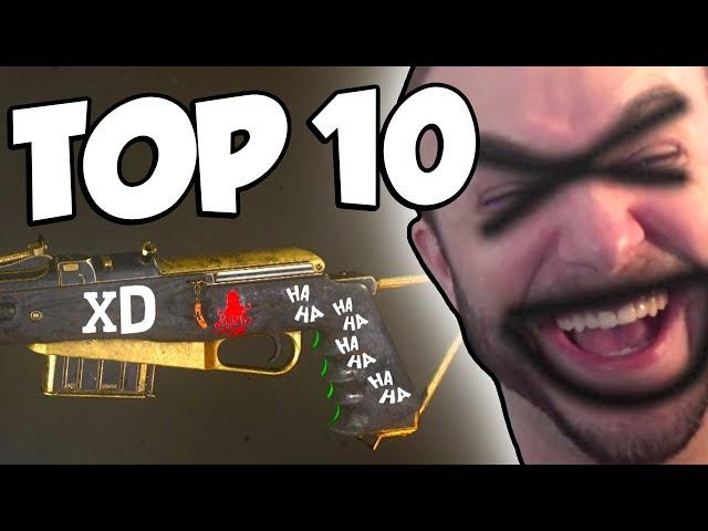 TOP 10 PAINT JOBS! (Call of Duty WW2 Paint Shop)