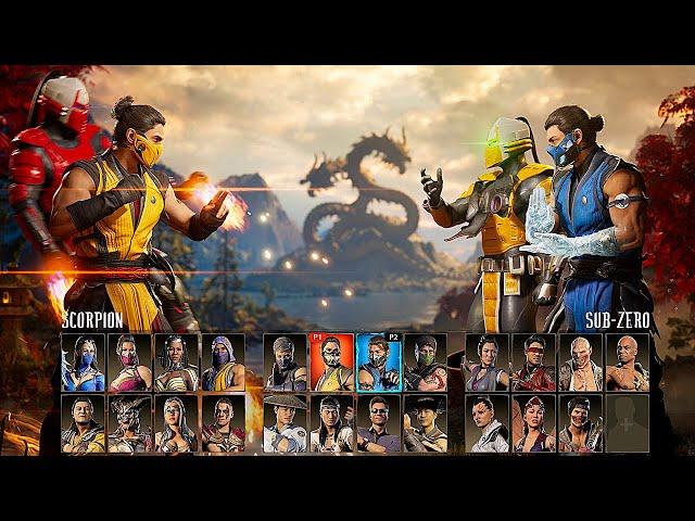 Mortal Kombat 1 Gameplay All Characters MK1