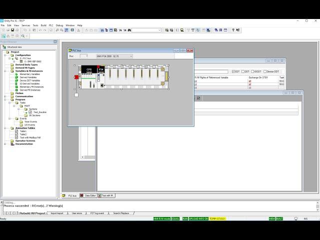 Schneider M340 PLC communication with Modbus Poll, Read/write in holding register using modbus poll