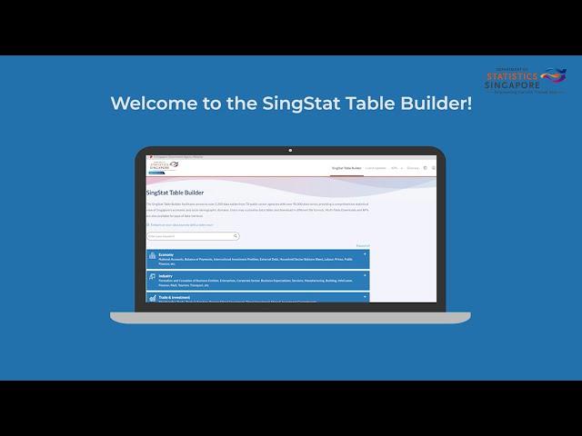 Guide to the Singstat Table Builder