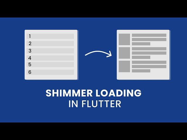 Flutter Tutorial | Create a Shimmer Loading Effect | Shimmer Loading Animation[2022]