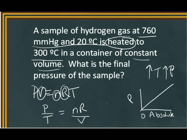 Pressure Temperature Example