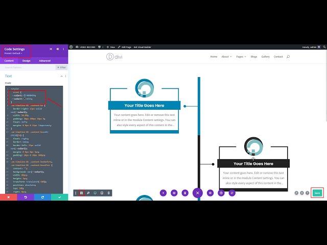 How To Change Color In The Divi Timeline Layout - Divi Layouts