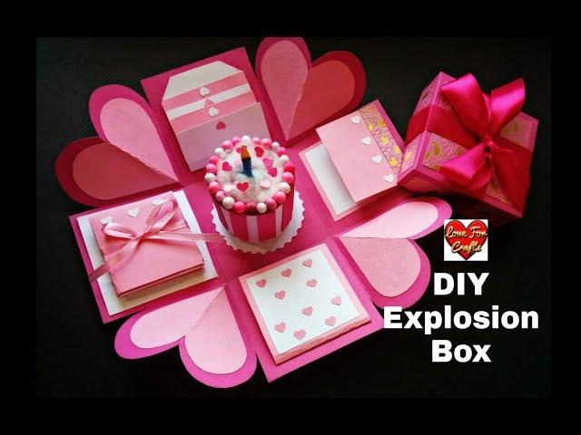 Explosion Box Tutorial | Birthday Box | How to Make Explosion Box