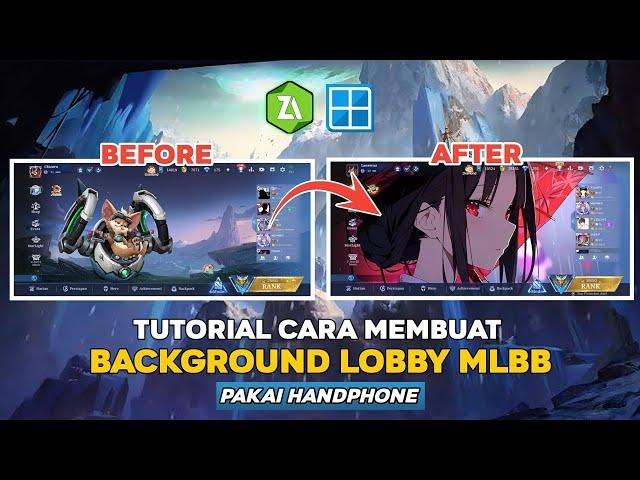 Cara Membuat Interface Background Mobile Legends Pakai Foto Kalian Sendiri