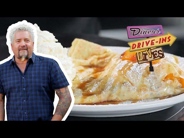 Guy Fieri Returns to Ultimate Crêpe Shop in Las Vegas | Diners, Drive-Ins and Dives | Food Network