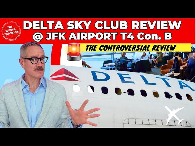 Controversial Review- Delta Sky Club Review JFK Terminal 4 Concourse B #delta #jfkairport #airport