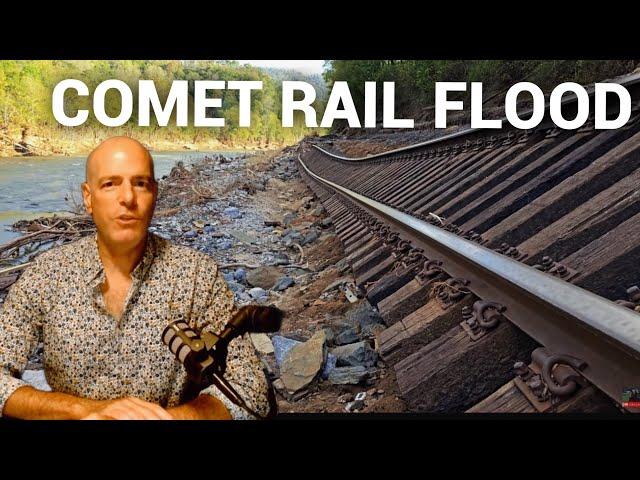 Comet Is Coming with Record Floods and Destroyed Rail Lines