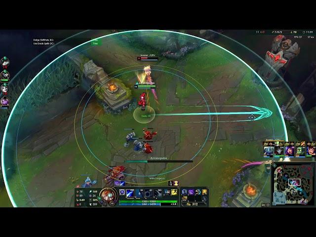 League of Legends Xerath script gameplay 9.18