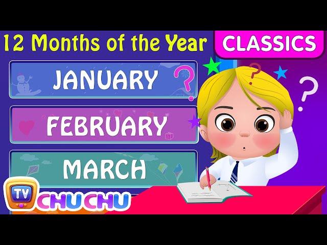 ChuChu TV Classics - Months of the Year Song | Nursery Rhymes and Kids Songs