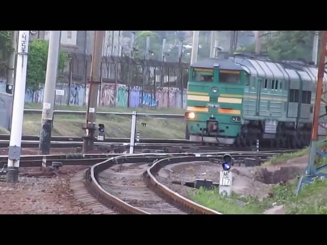 Железная дорога, электровозы, видео поезда Electric locomotives, railway video compilation HD, 720