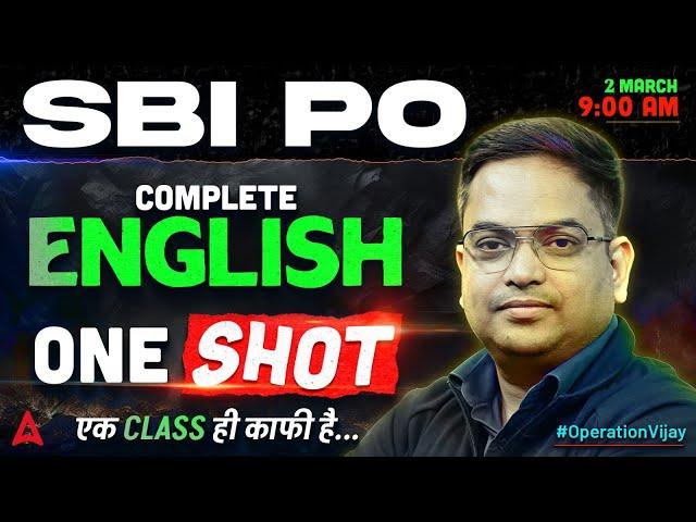 SBI PO English Classes 2025 | Complete English One Shot For SBI PO | By Santosh Ray