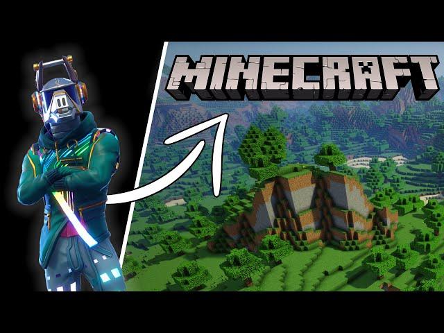 When FORTNITE Players play MINECRAFT for the FIRST TIME!