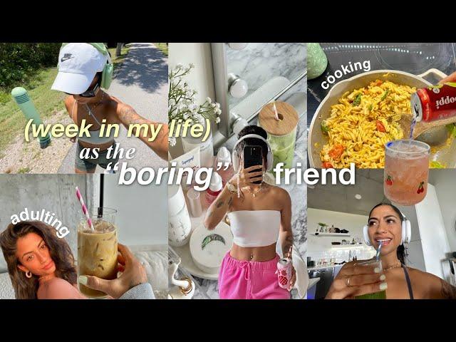 WEEK IN MY LIFE me as the “boring” friend 🩷| Taking care of myself, alone time + being productive