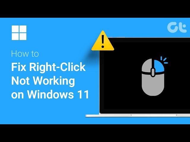 How to Fix Right-Click Not Working on Windows 11 | Touchpad Right-Click Not Working? | Quick Fixes