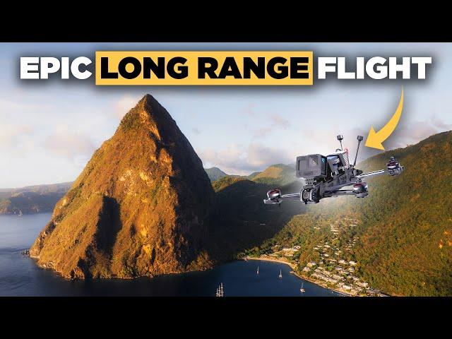 Long Range FPV Flight in St Lucia | GepRC MOZ 7 FPV Drone