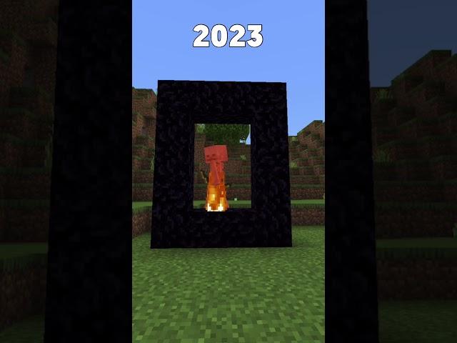 Minecraft 2023 vs 2050  #shorts